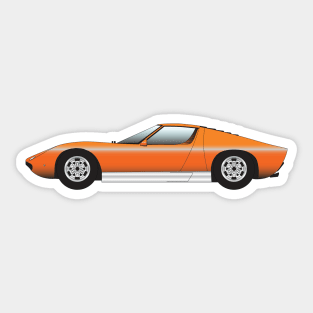 Lambo Miura Sticker